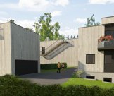 Newbildings, four detached houses - arkitekt Søren Yran